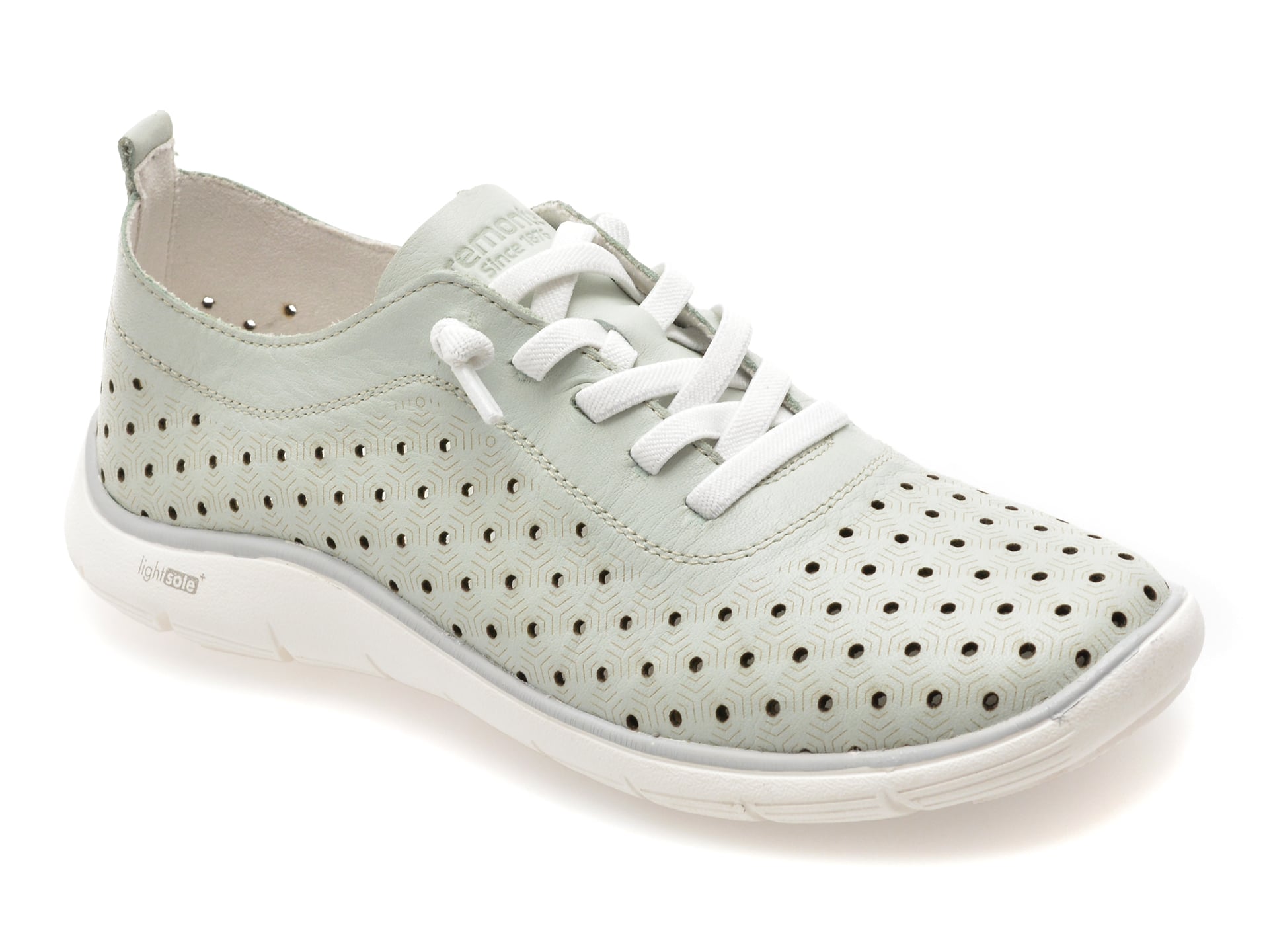 Pantofi REMONTE verzi, D3G03, din piele naturala