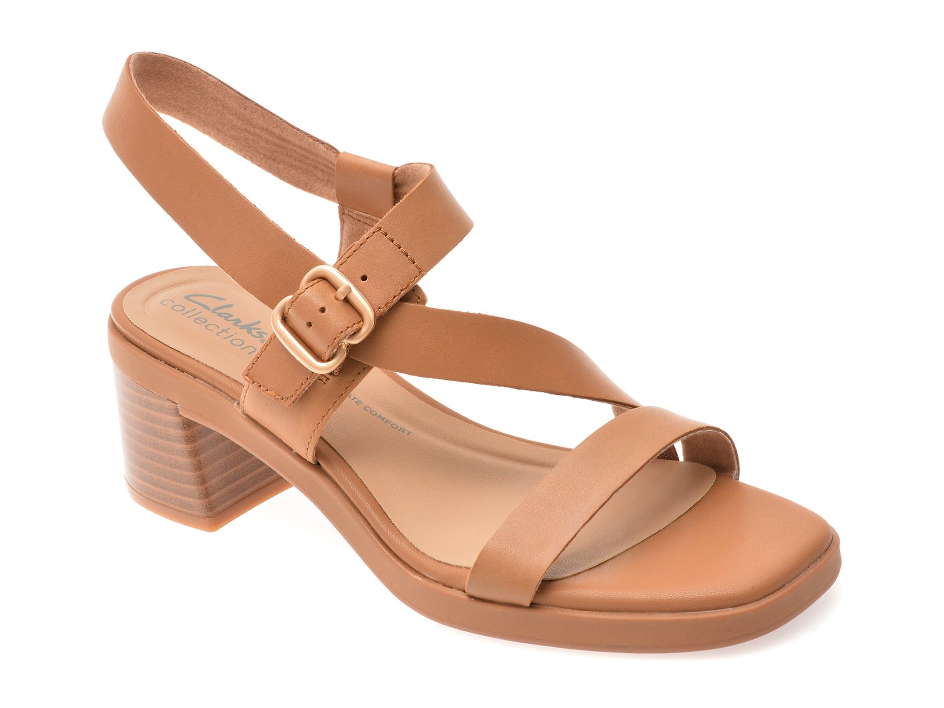 Sandale CLARKS maro, JAYLAN SOL, din piele naturala