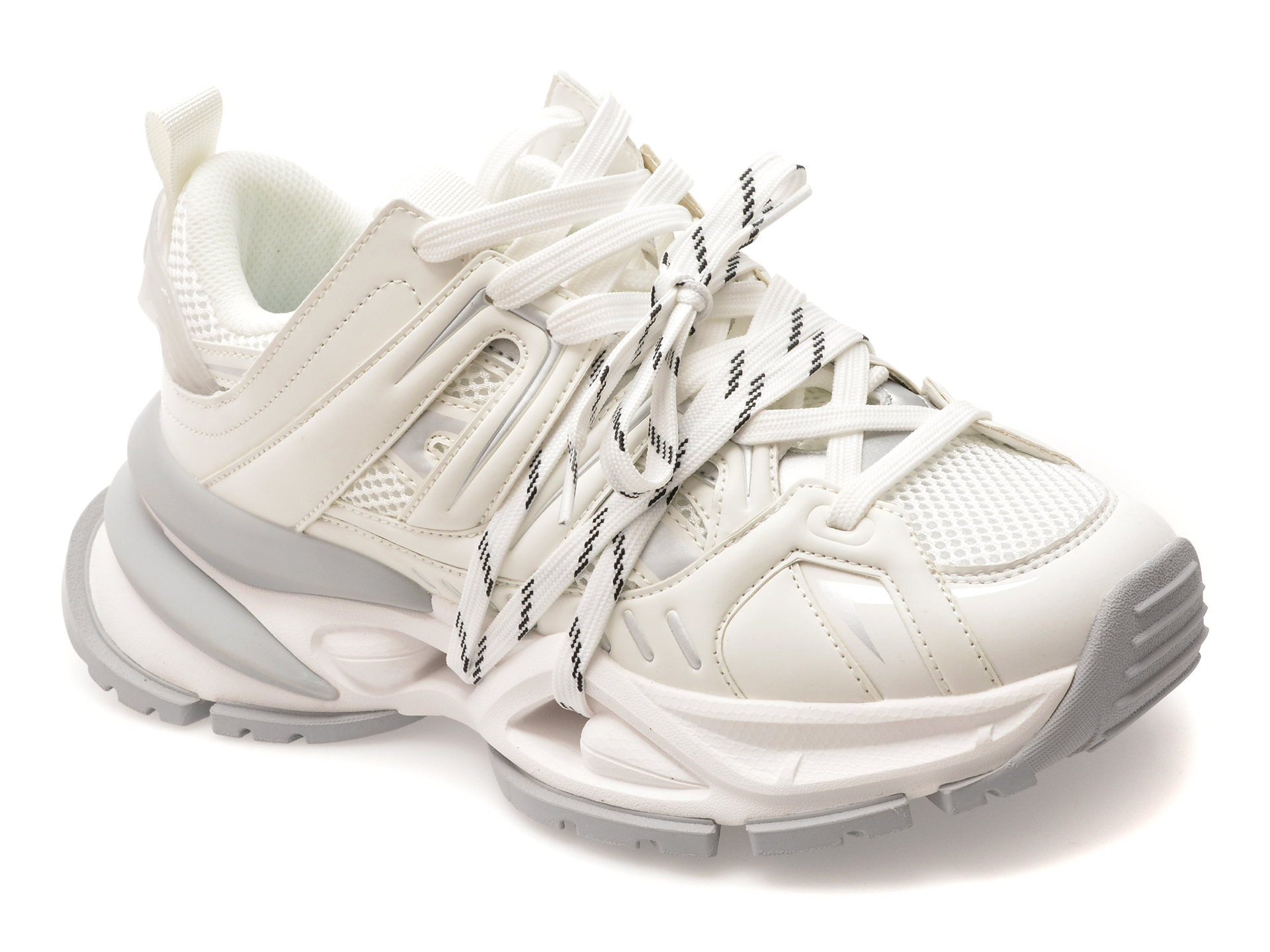 Pantofi sport GRYXX albi, 351210, din material textil