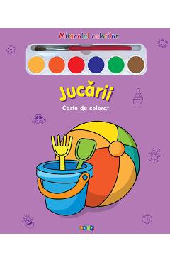 Jucarii - Miracolul Culorilor - Carte de colorat
