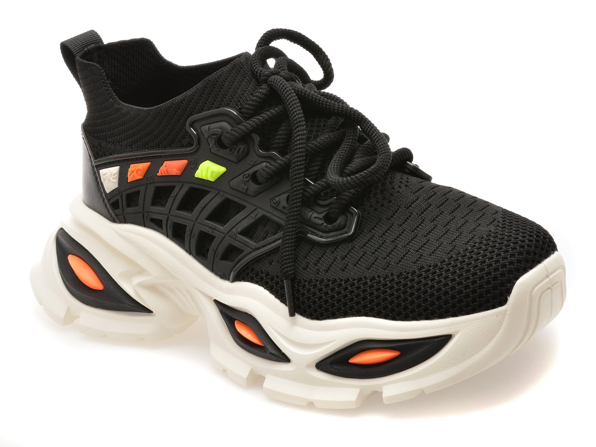 Pantofi sport GRYXX negri, 351213, din material textil