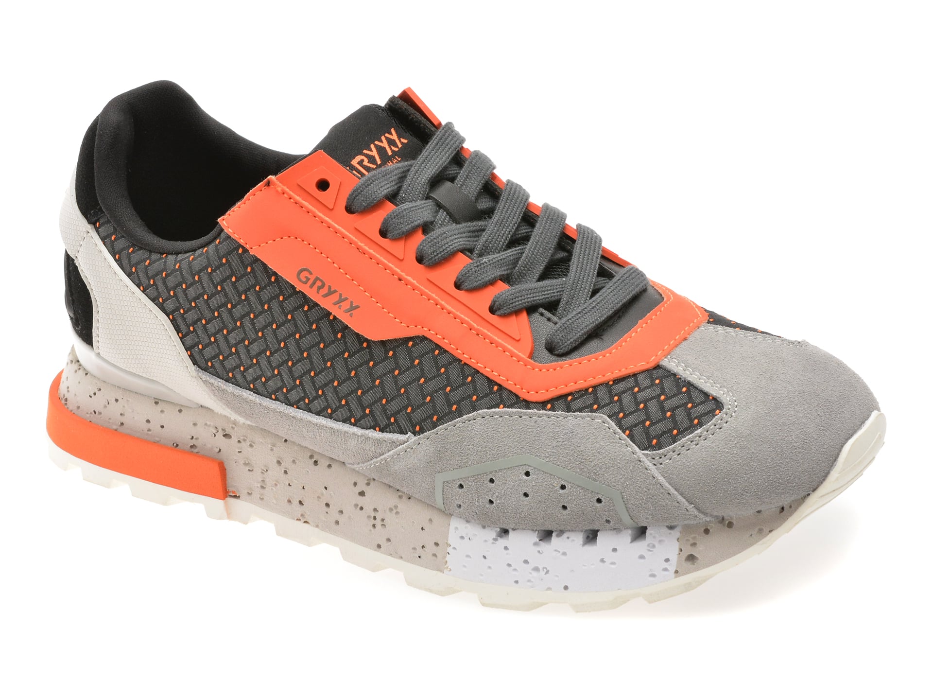 Pantofi sport GRYXX negri, 6813, din material textil