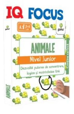 IQ Focus - Animale. Nivel Junior 3-4 ani