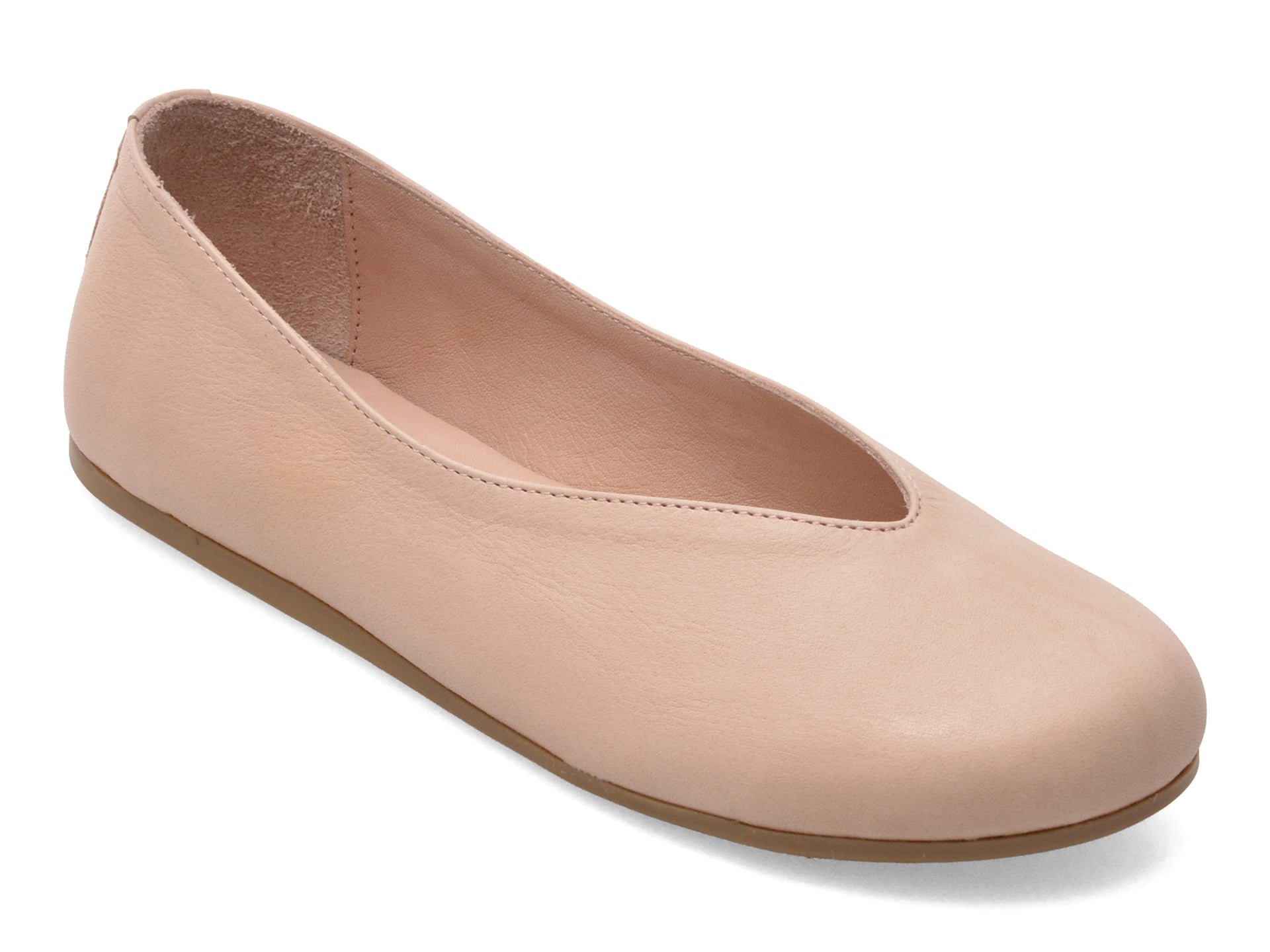 Balerini GRYXX nude, 114, din piele naturala