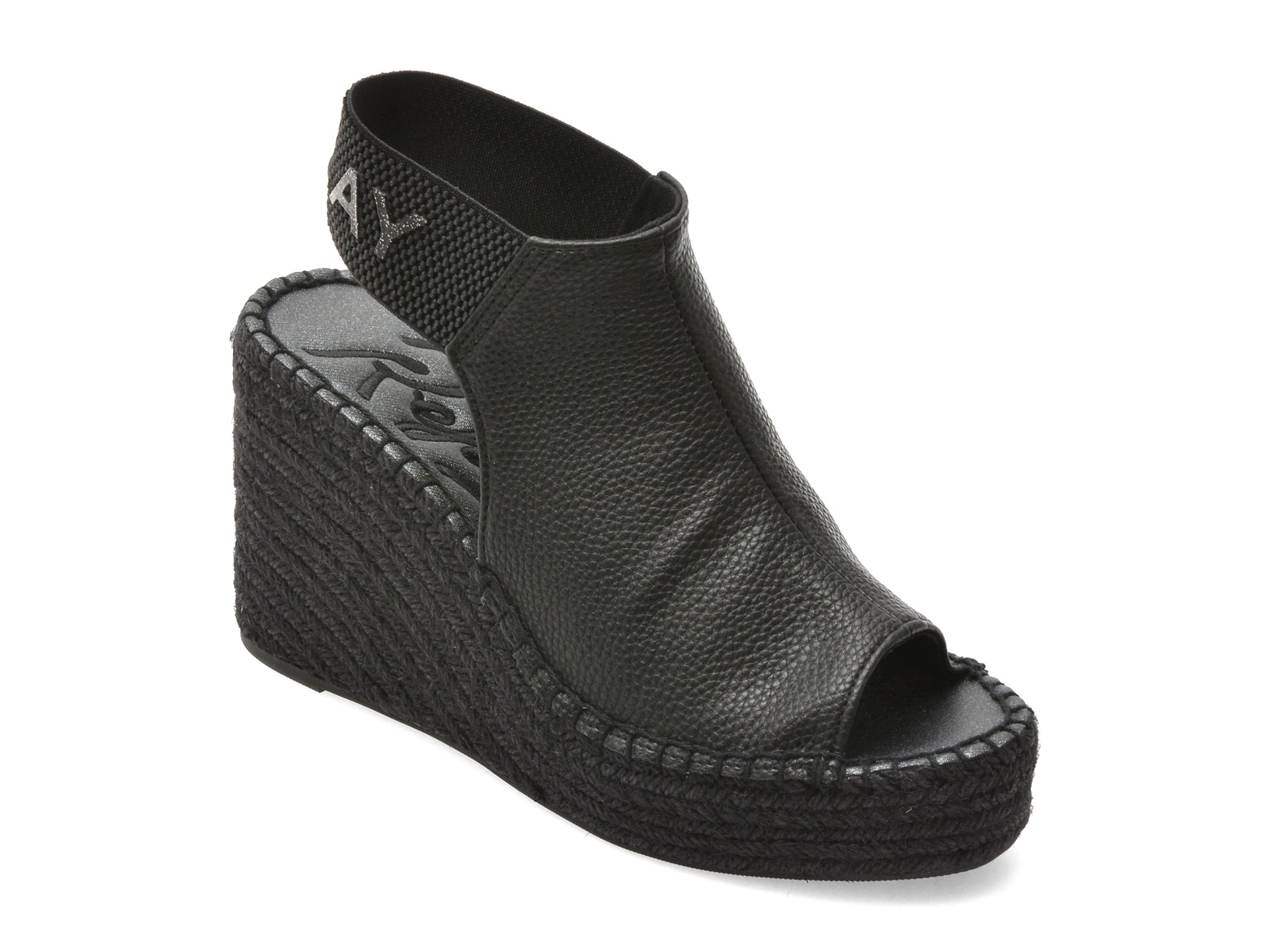 Sandale REPLAY negre, WP4G08S, din piele ecologica