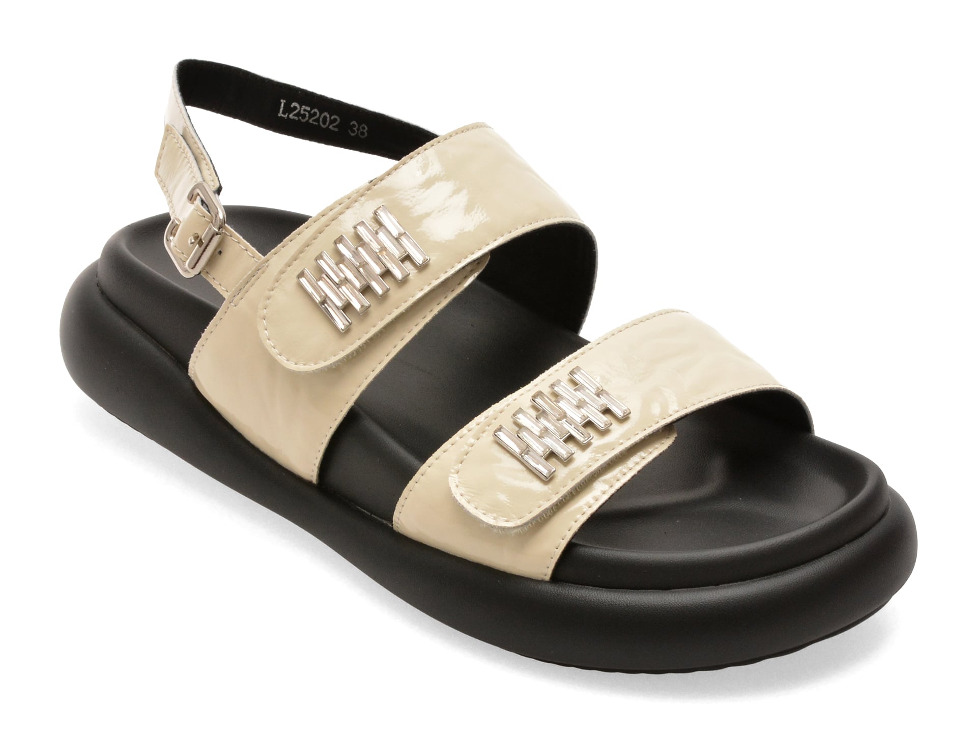 Sandale GRYXX bej, 25202, din piele naturala