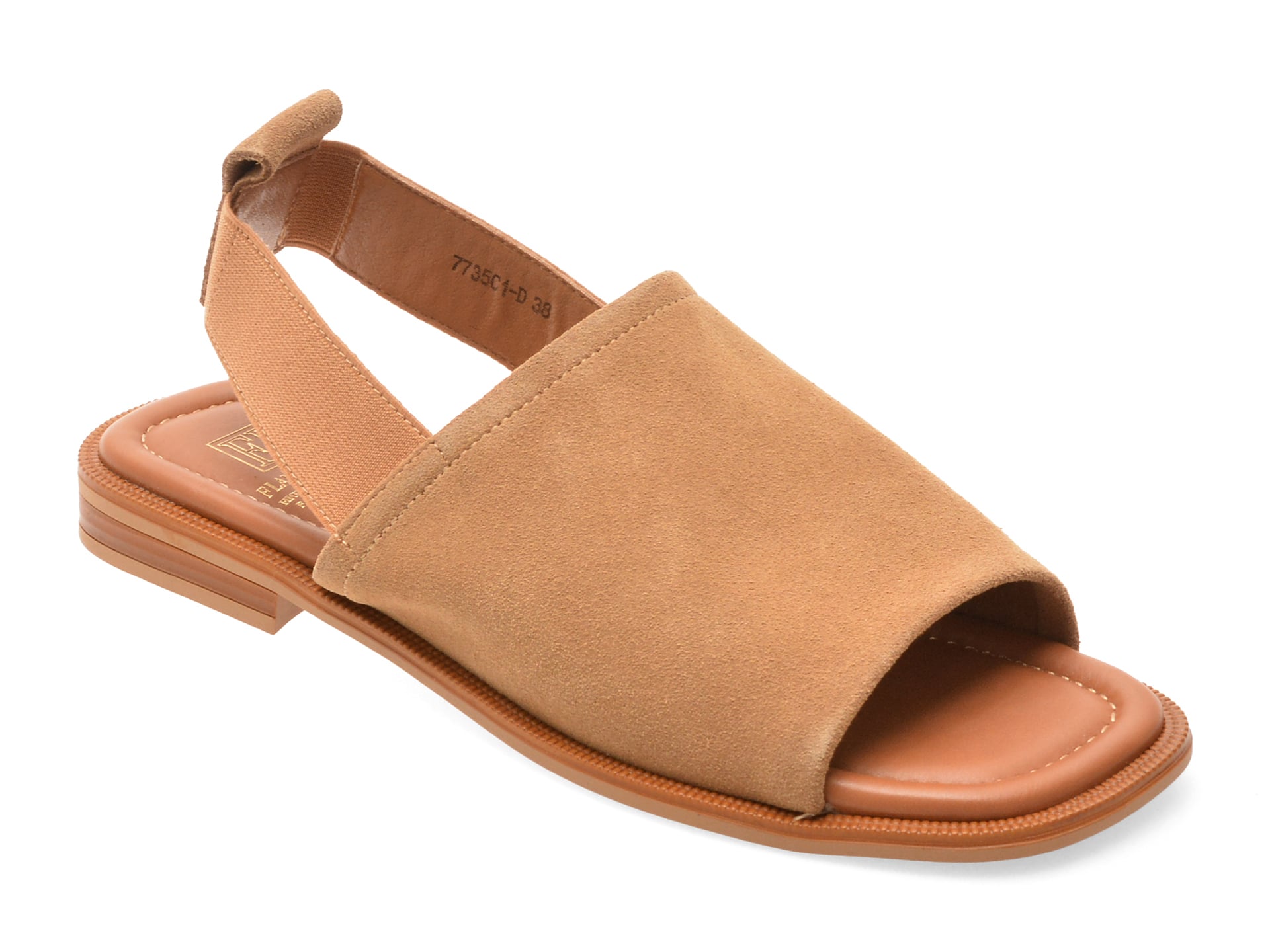 Sandale FLAVIA PASSINI bej, 7735, din piele intoarsa