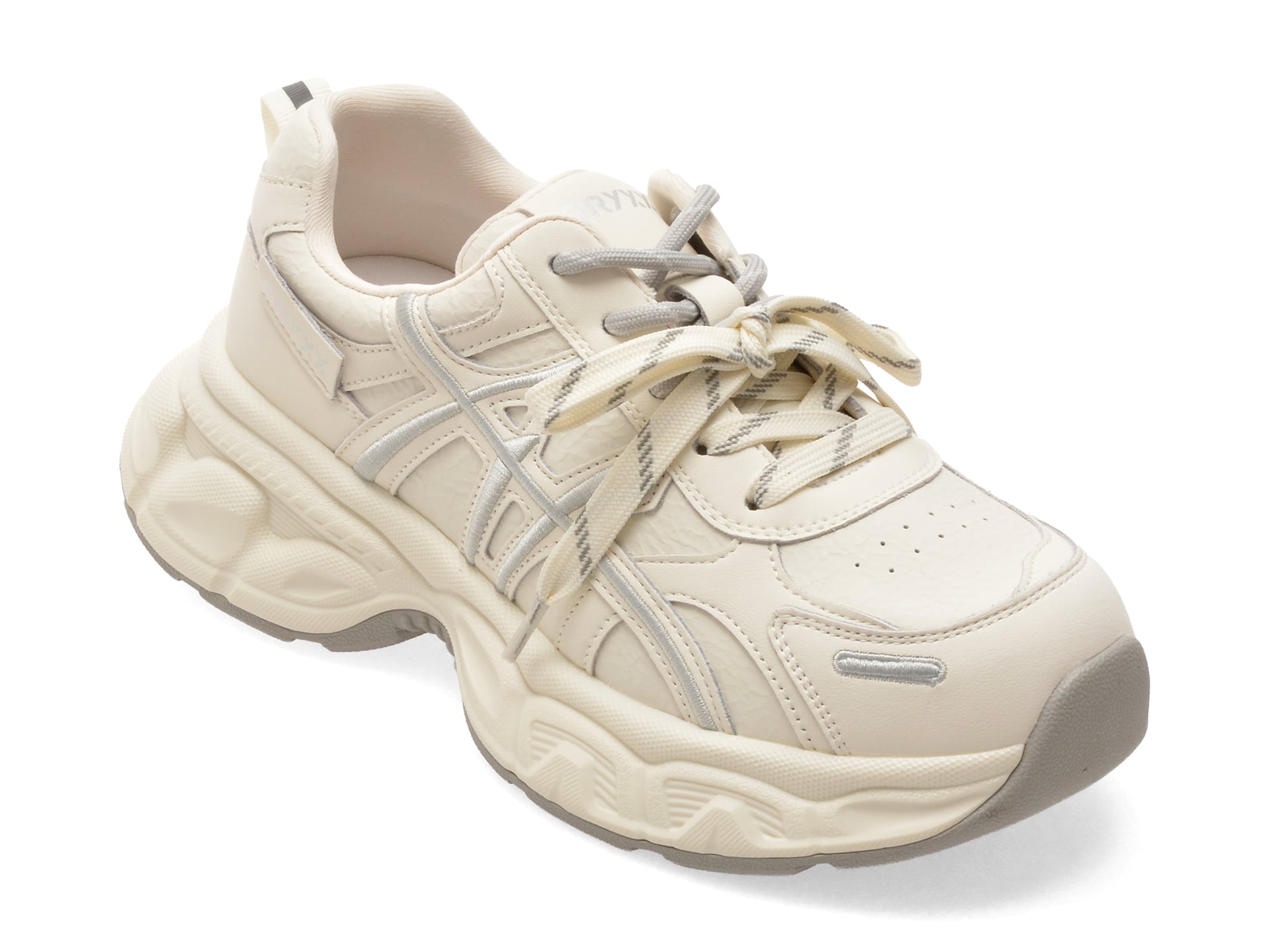 Pantofi sport GRYXX albi, Q3678, din piele naturala