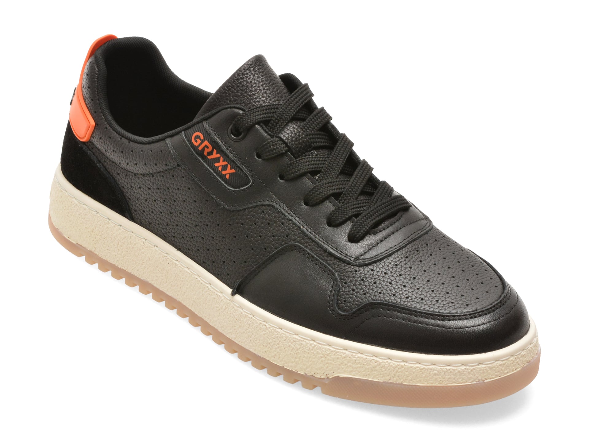 Pantofi sport GRYXX negri, 59638, din piele naturala