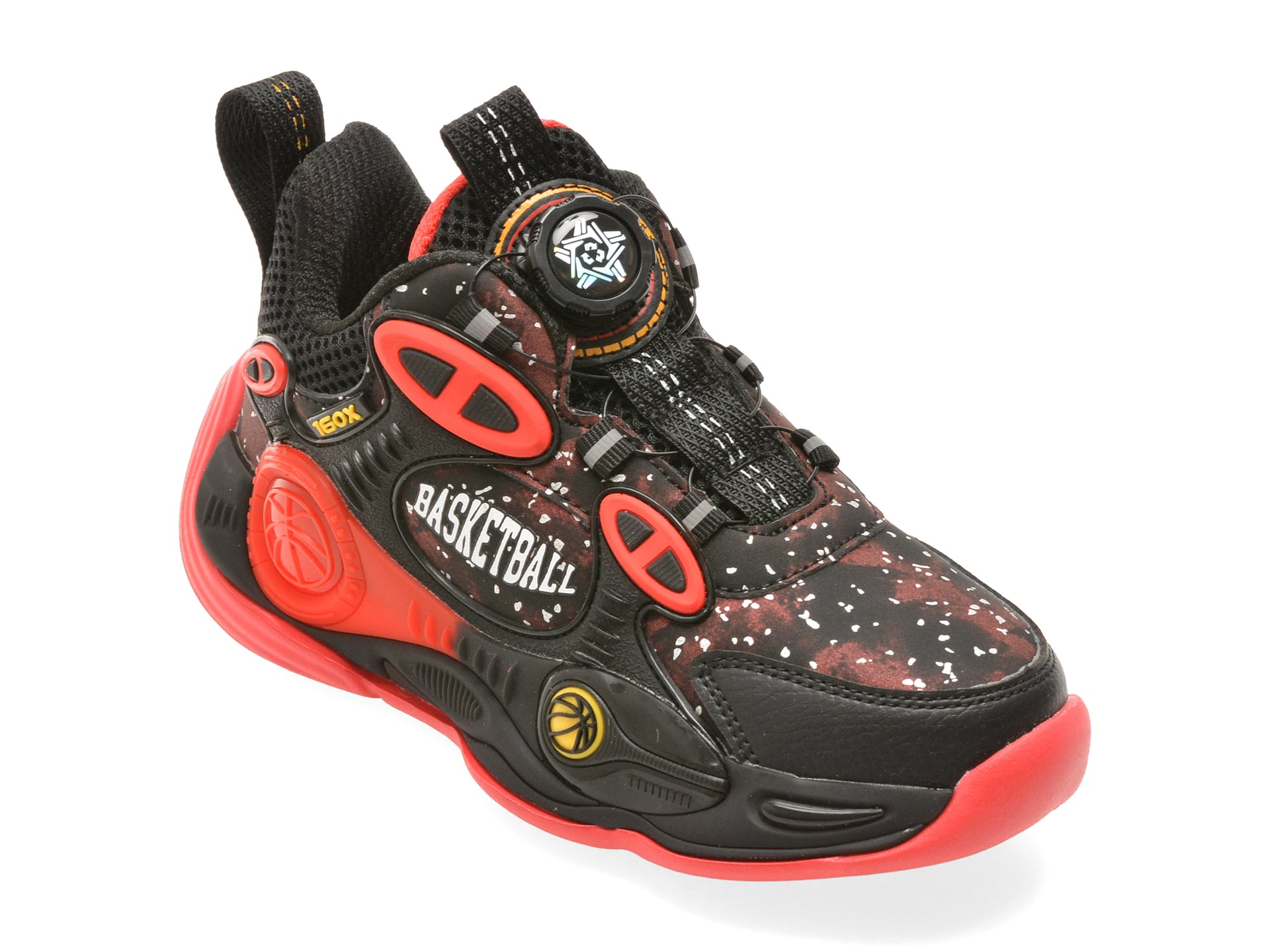 Pantofi sport SELECTION KIDS negri, W865, din piele ecologica