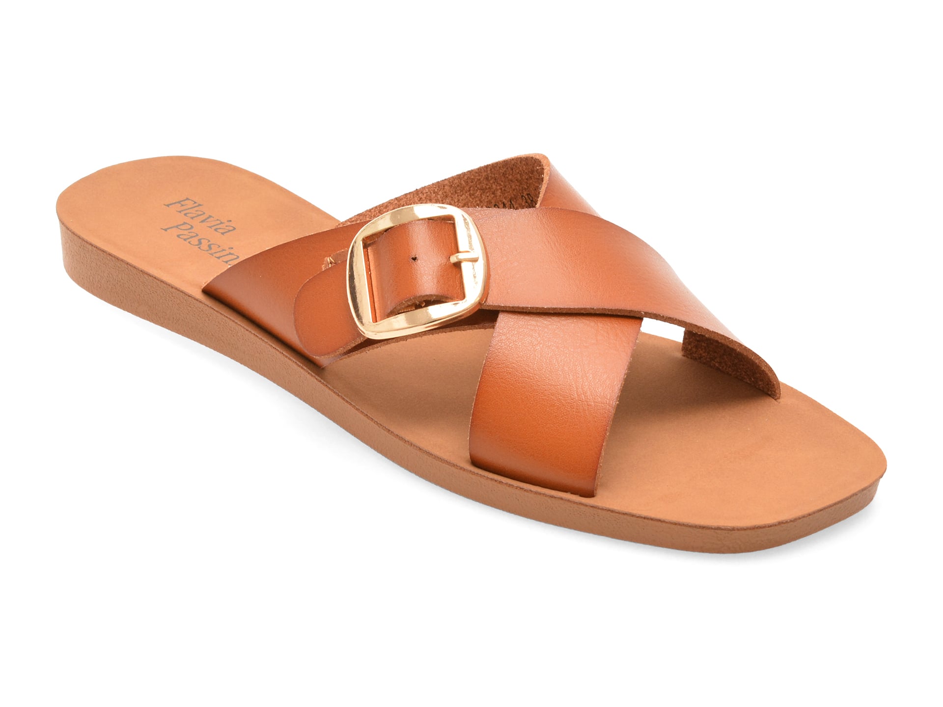 Papuci FLAVIA PASSINI maro, 944, din piele naturala