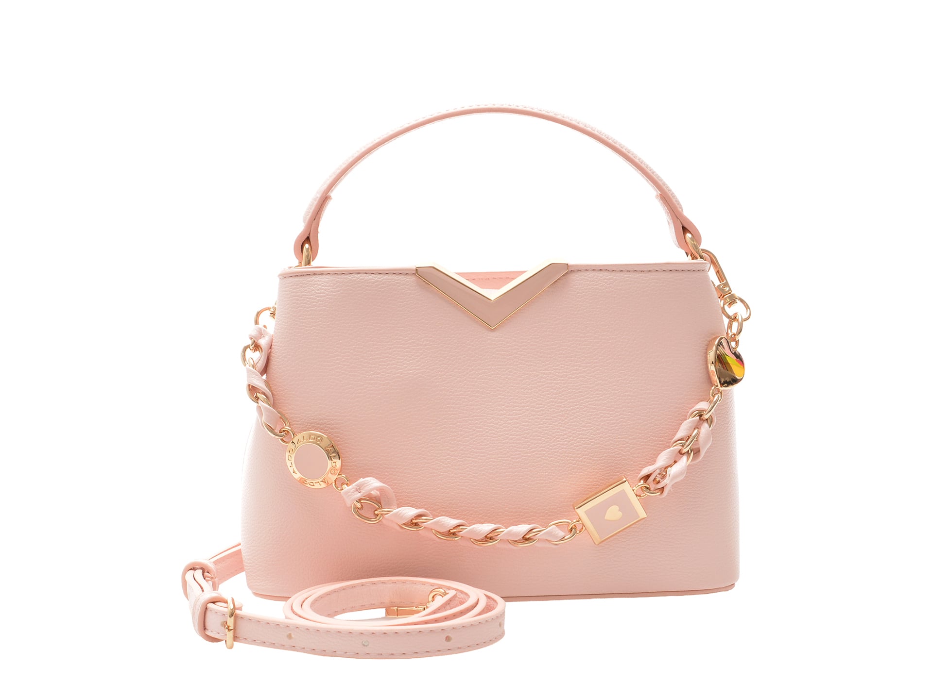 Geanta ALDO roz, VALENTYA 650, din piele ecologica