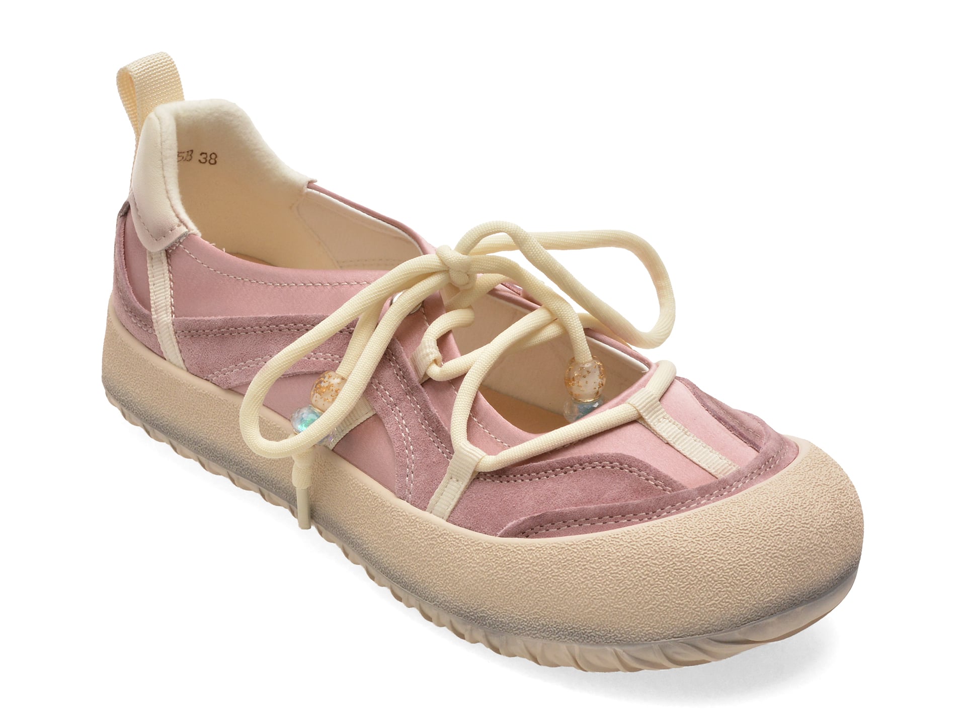 Pantofi sport GRYXX roz, 261055, din material textil si piele naturala
