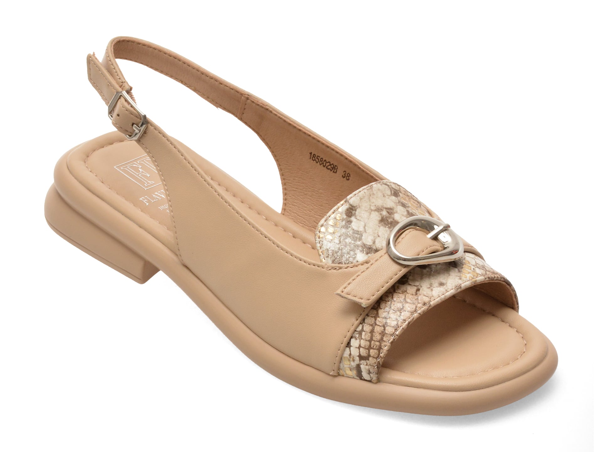 Sandale FLAVIA PASSINI bej, 1858029, din piele naturala