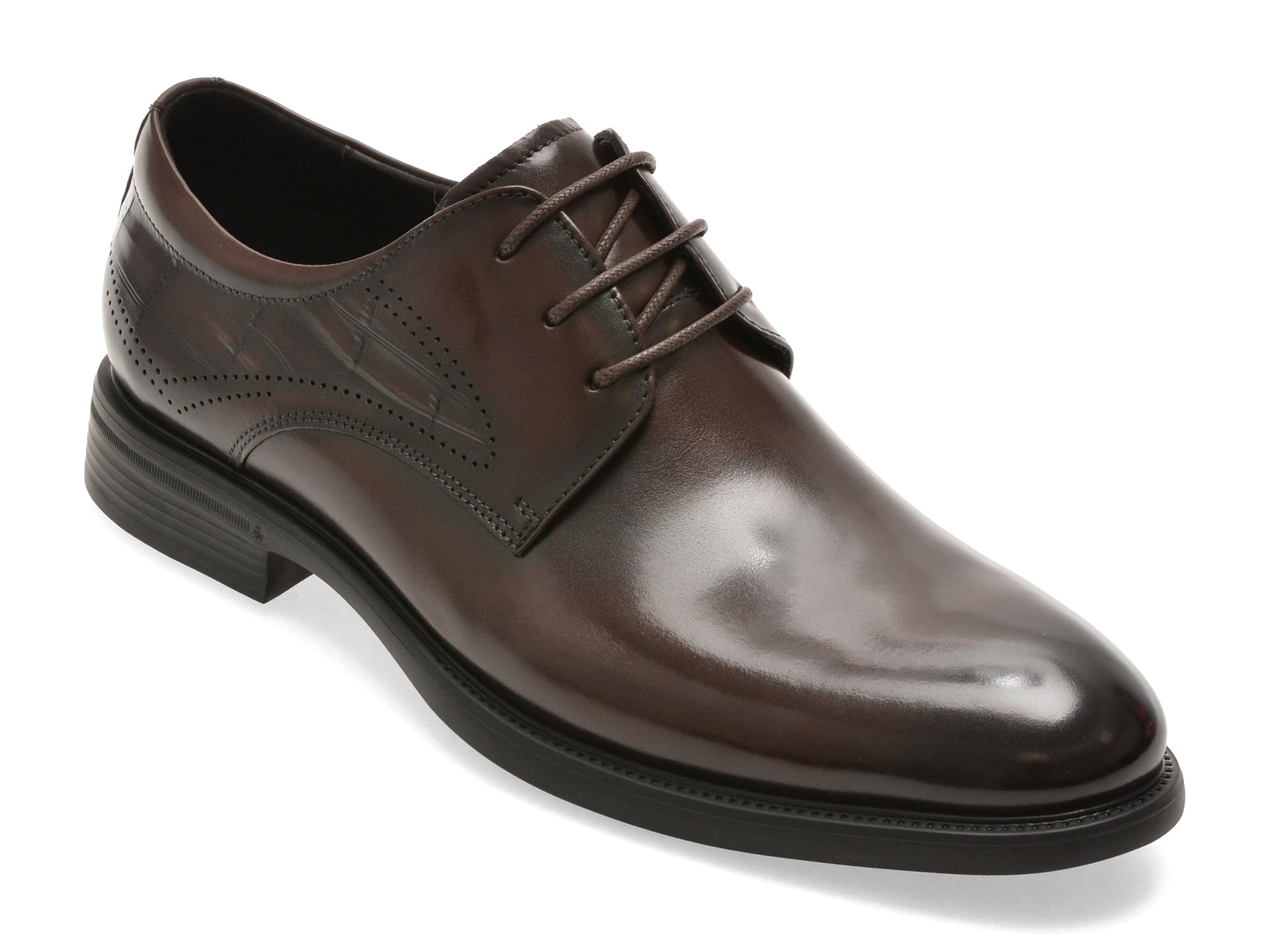Pantofi eleganti EPICA PREMIUM maro, 26A68, din piele naturala