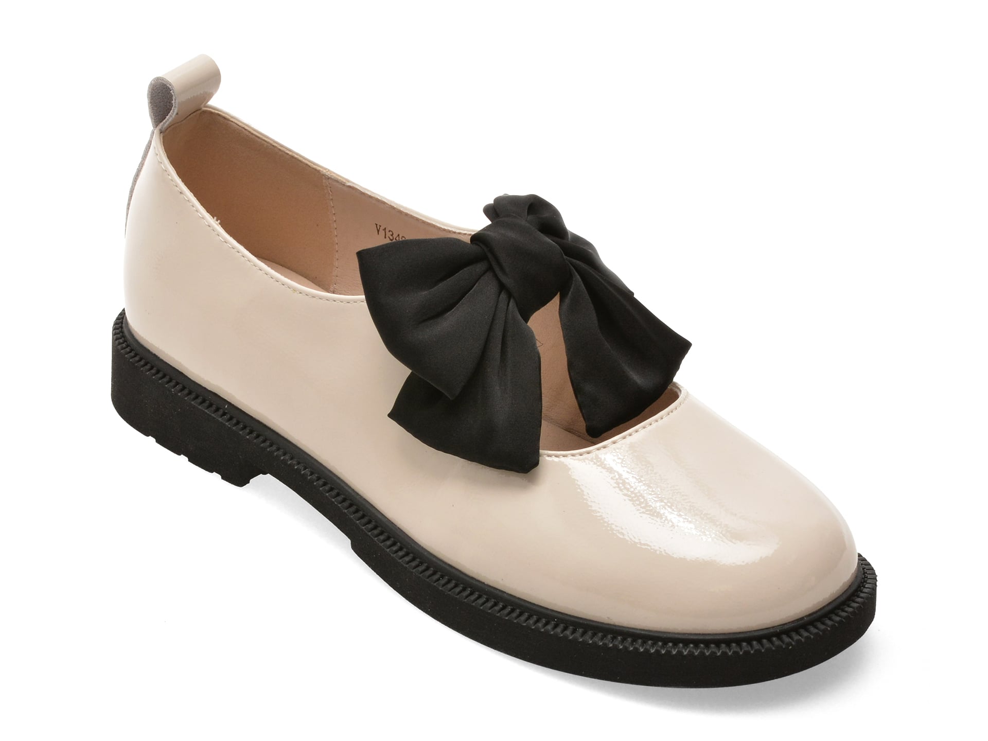 Pantofi FLAVIA PASSINI bej, 1349H12, din piele naturala lacuita