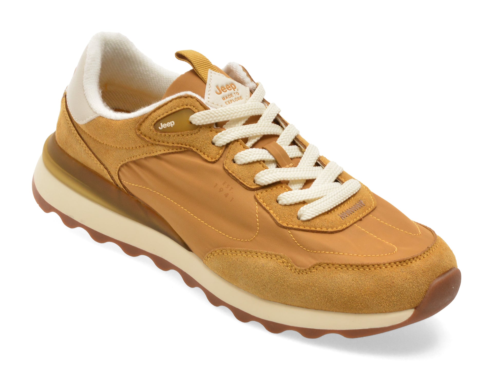 Pantofi sport JEEP maro, 61020, din material textil