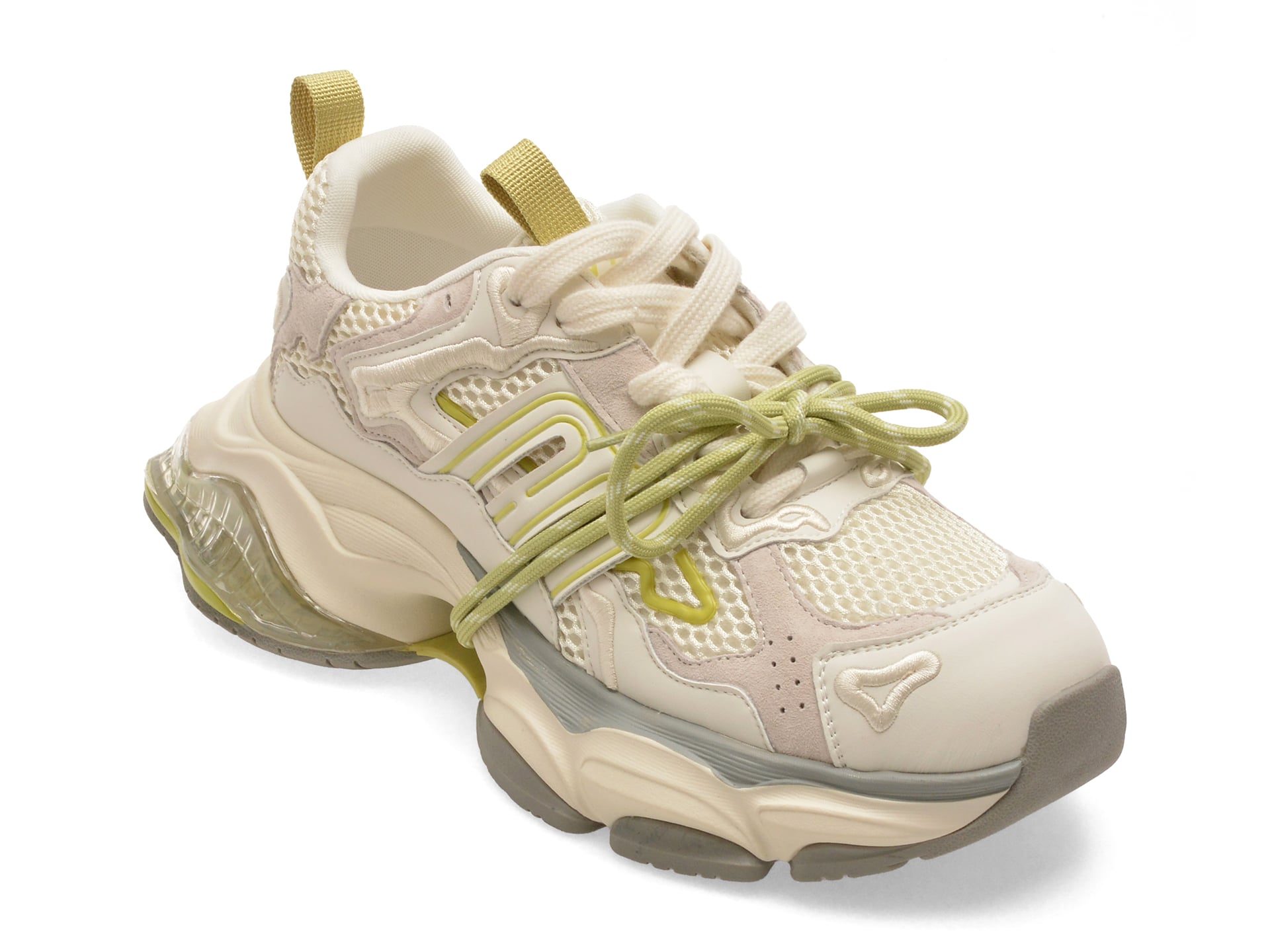 Pantofi sport GRYXX bej, 991, din material textil si piele naturala