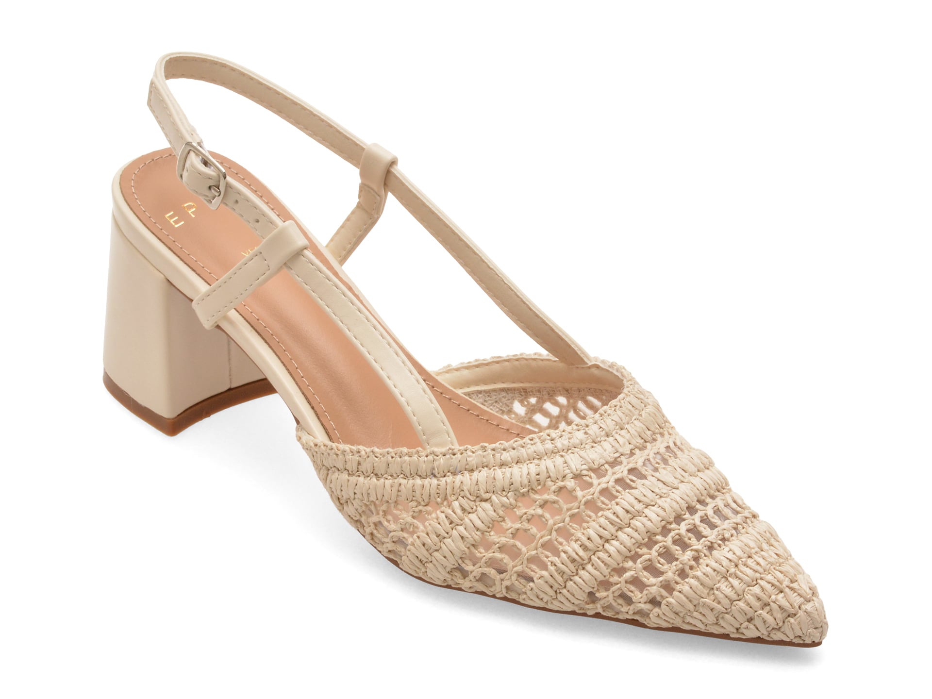 Pantofi eleganti EPICA albi, 9162, din material textil