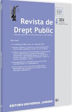 Revista de Drept Public Nr.4 din 2024