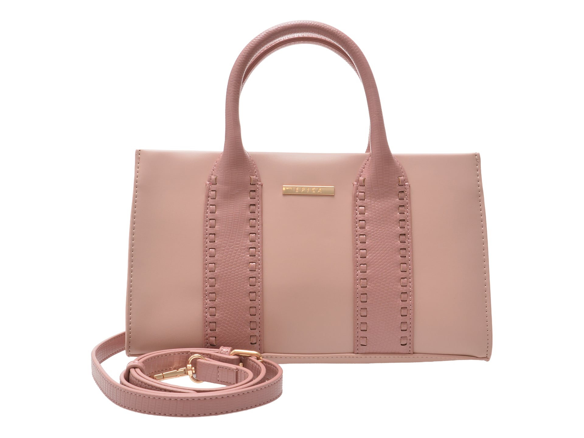 Geanta EPICA roz, 9A65, din piele ecologica