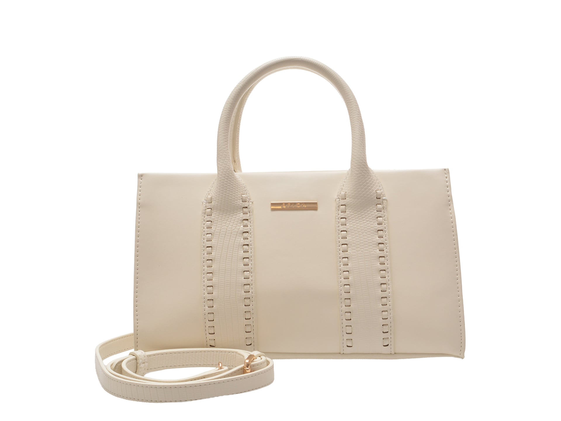 Geanta EPICA alba, 9A65, din piele ecologica