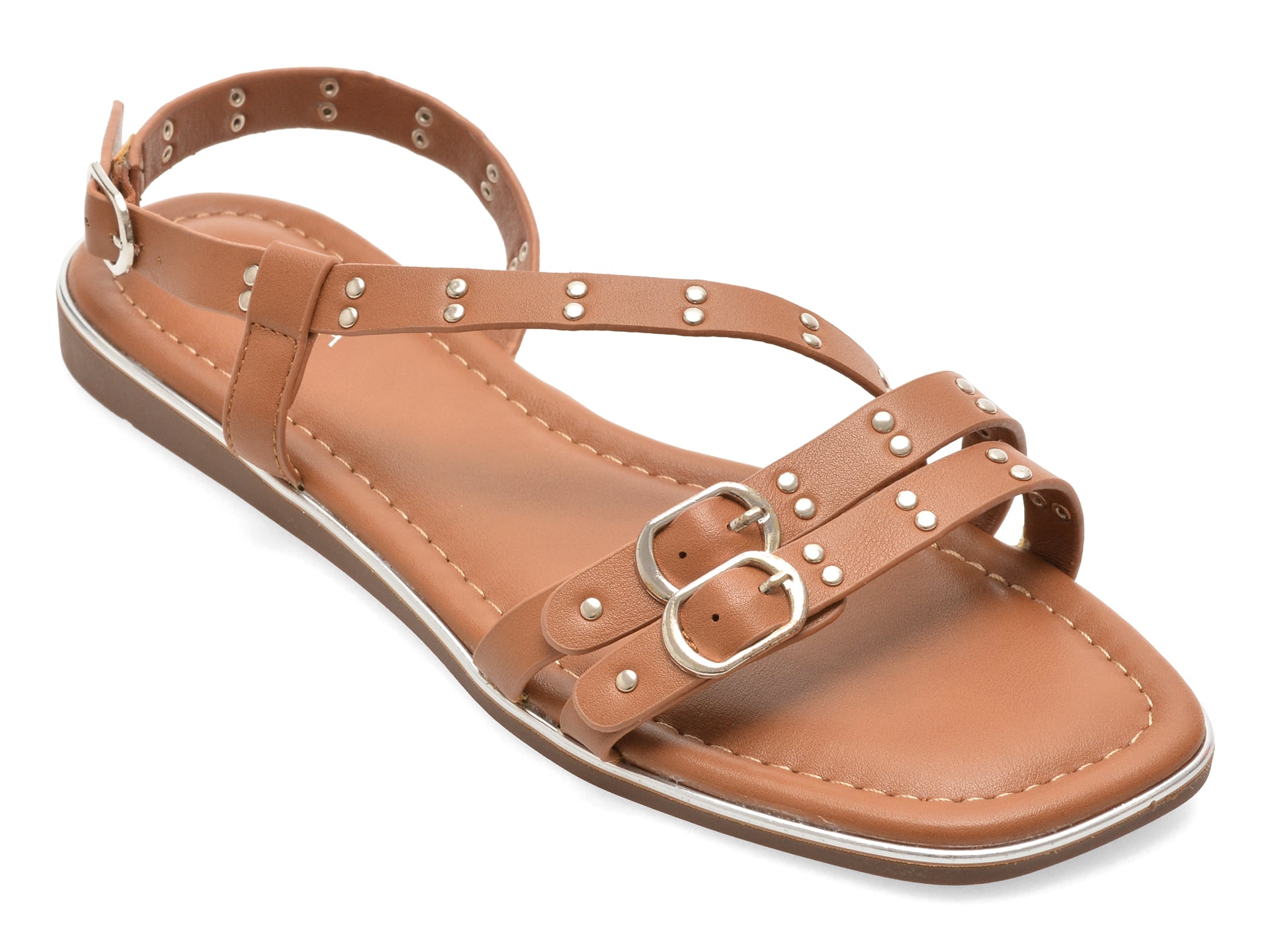 Sandale EPICA maro, 9211, din piele ecologica