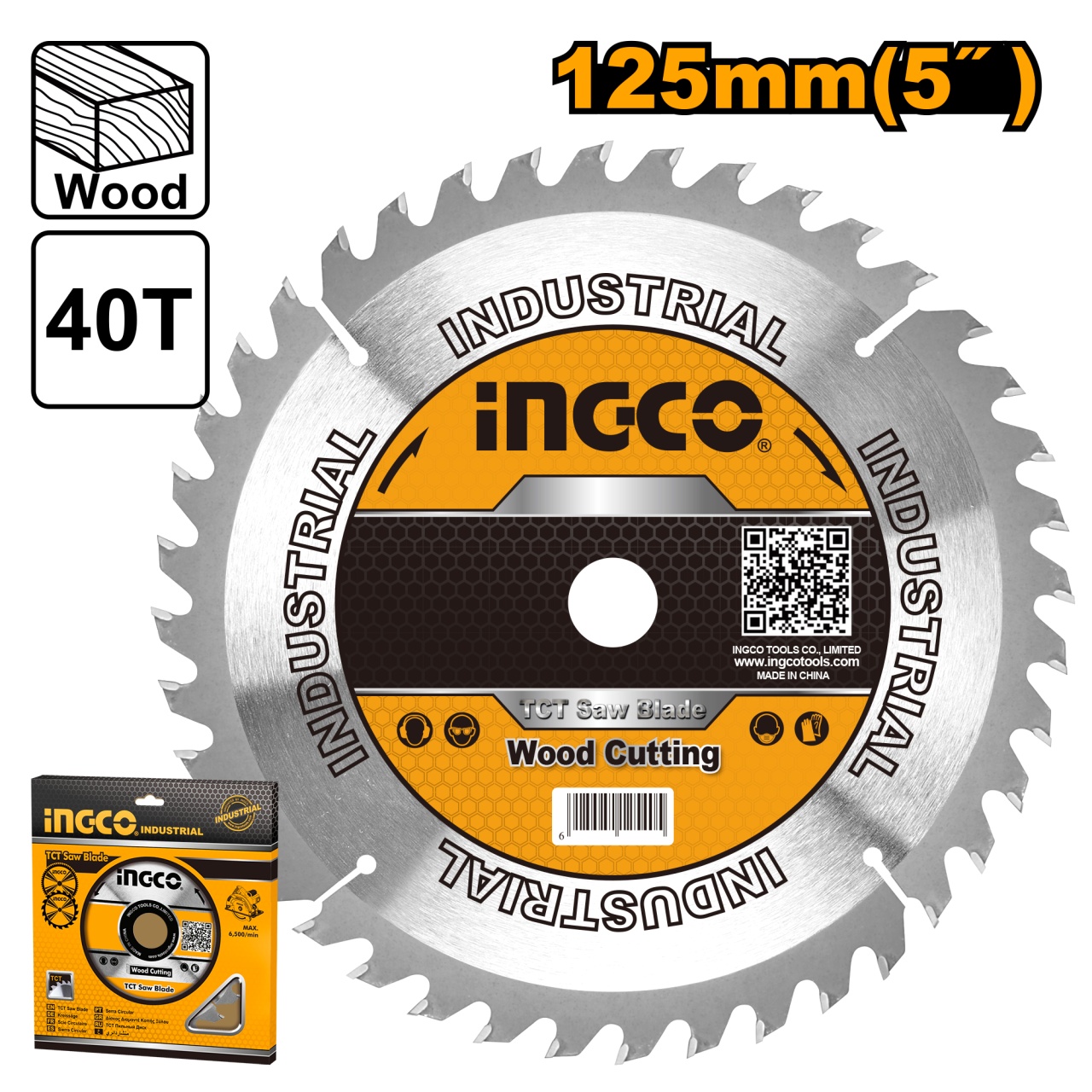 Disc Widia pentru Lemn 115mm 40T INGCO TSB111555