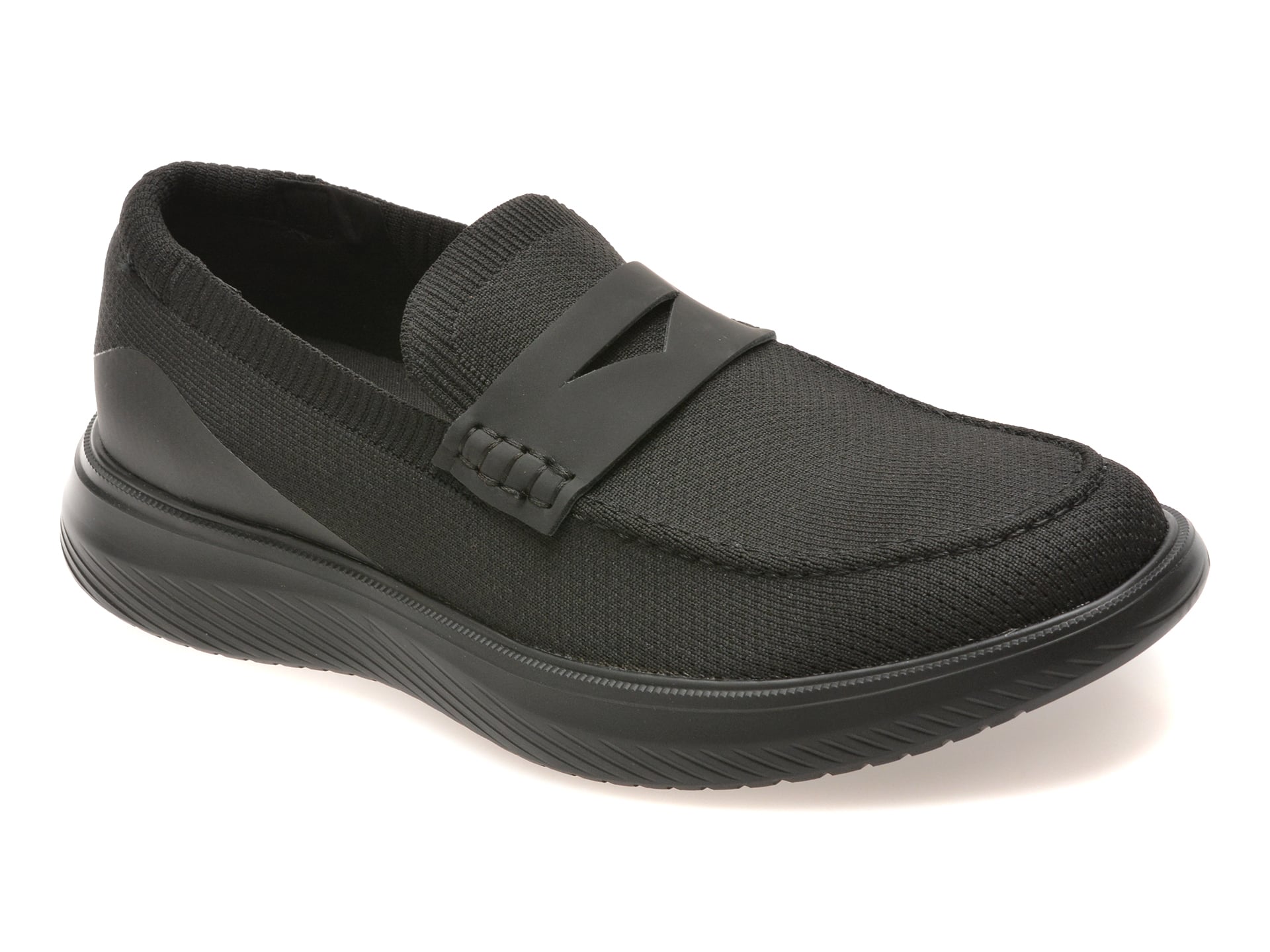 Mocasini ALDO negri, TURLEY 001, din material textil