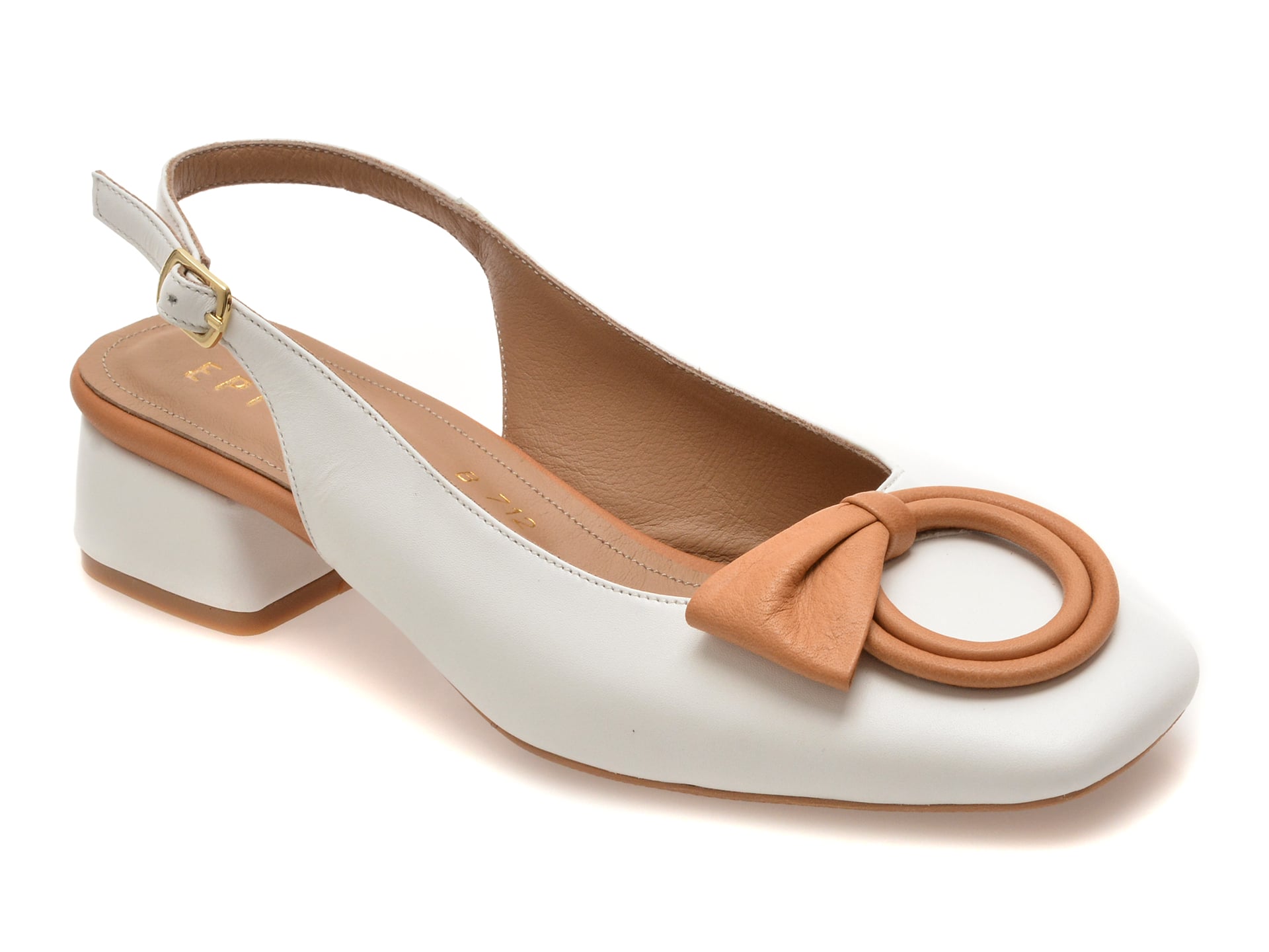 Pantofi eleganti EPICA bej, 669B712, din piele naturala