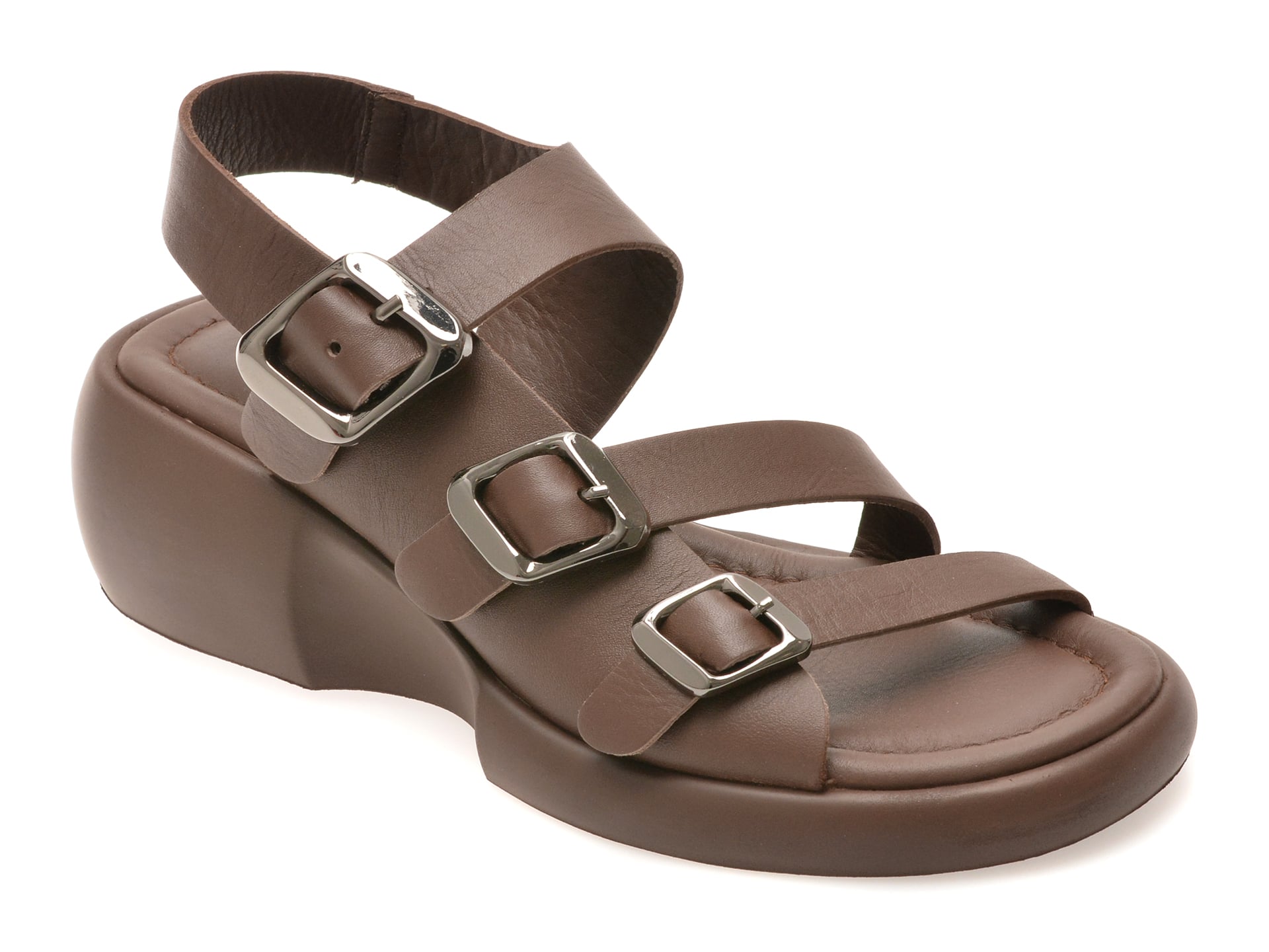 Sandale GRYXX maro, 734159, din piele naturala