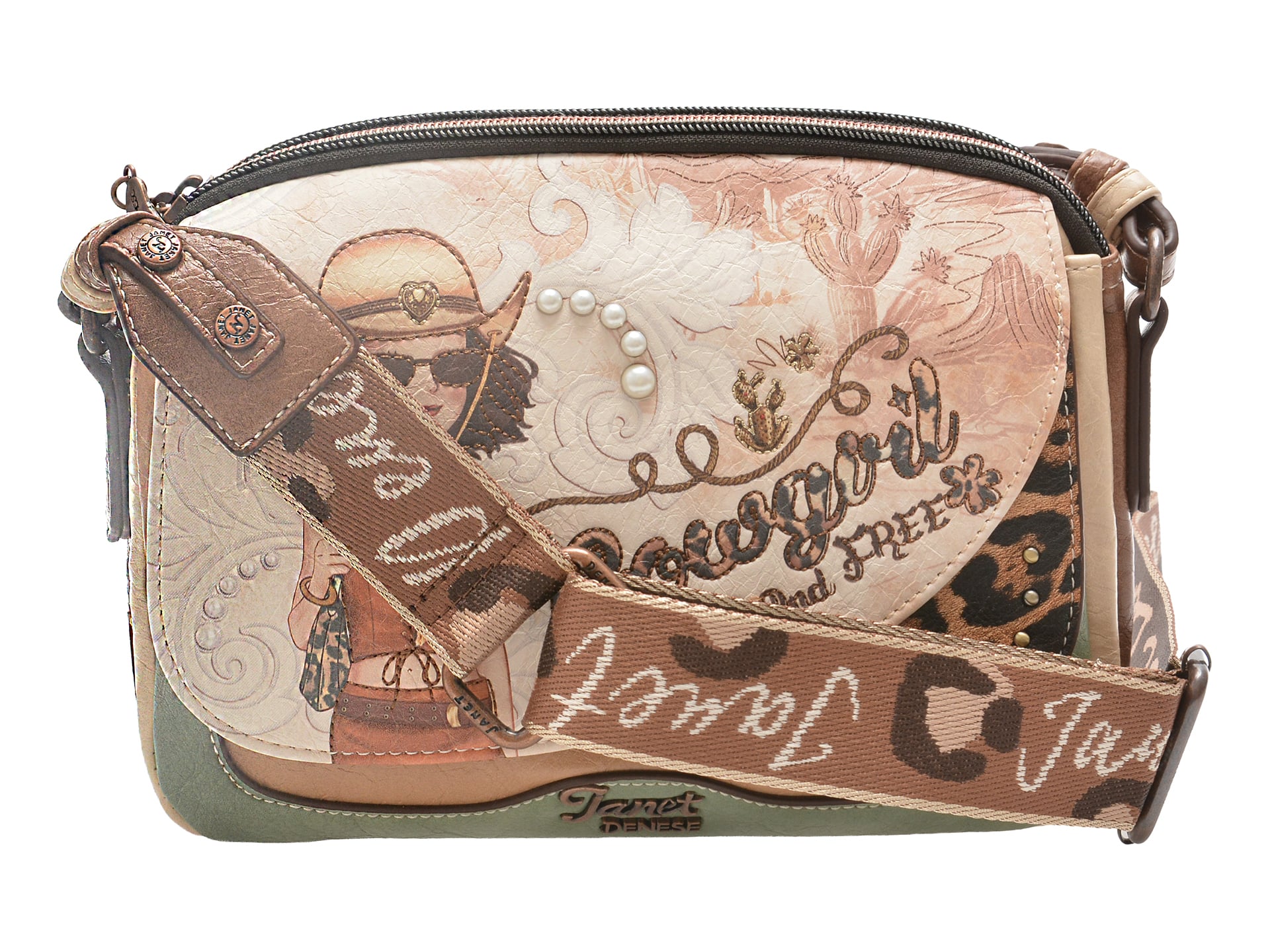 Geanta JANET DENESE multicolor, 29, din piele ecologica