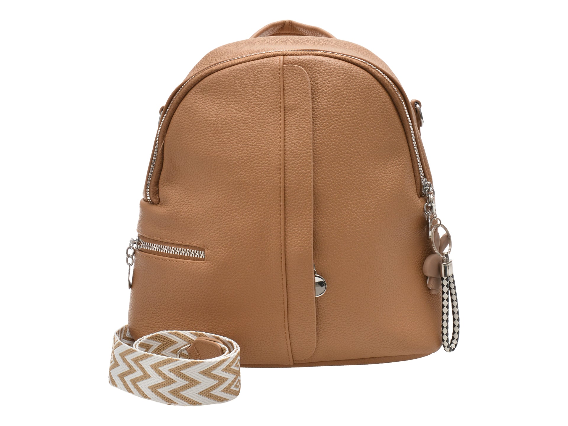 Rucsac FLAVIA PASSINI maro, 3992, din piele ecologica