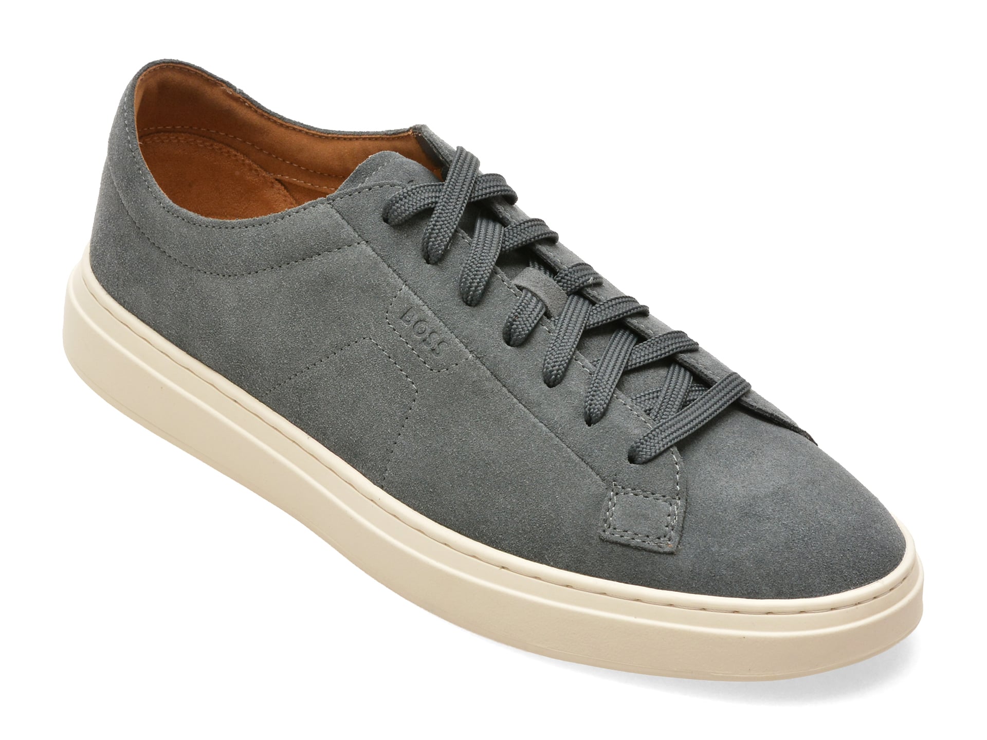 Pantofi sport BOSS gri, 3162, din piele naturala