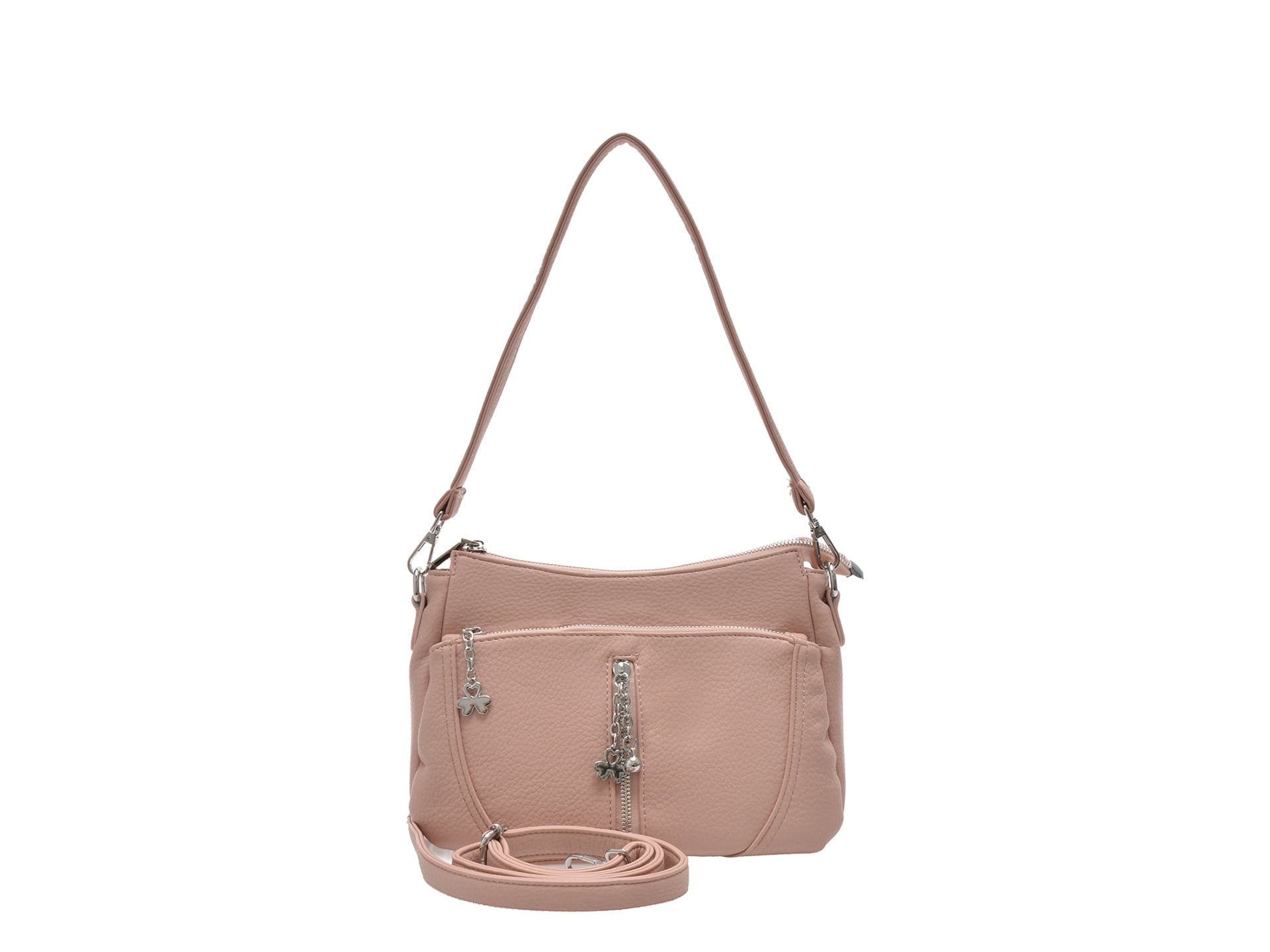 Geanta FLAVIA PASSINI roz, 9632, din piele ecologica