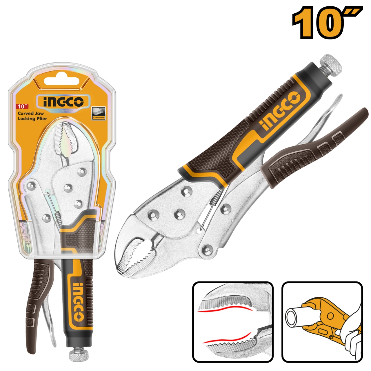 Cleste Autoblocaj 10 INGCO HCJLW0210