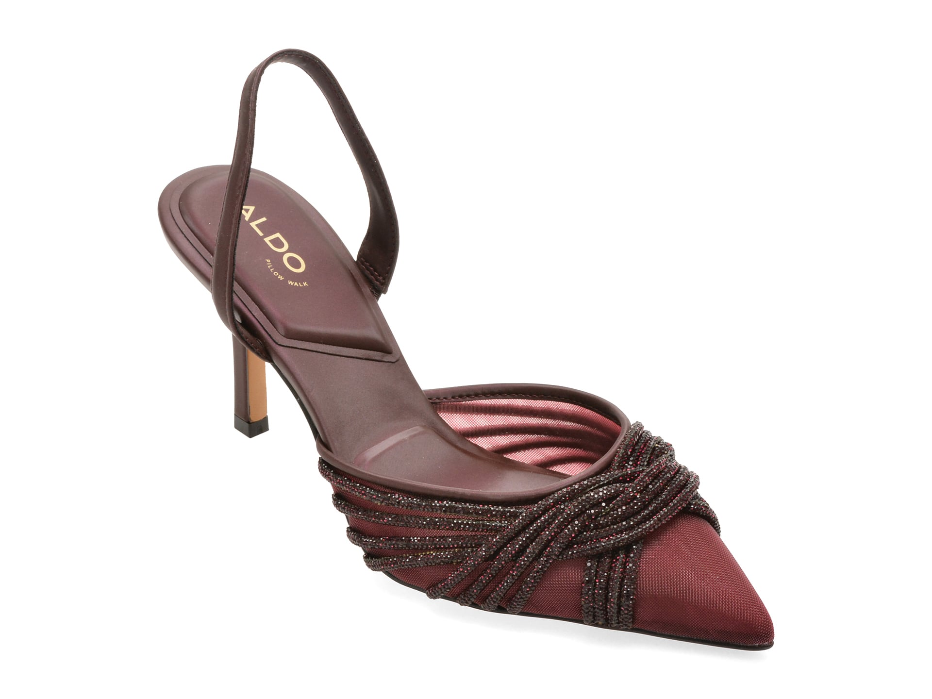 Pantofi eleganti ALDO visinii, 13922133, din material textil
