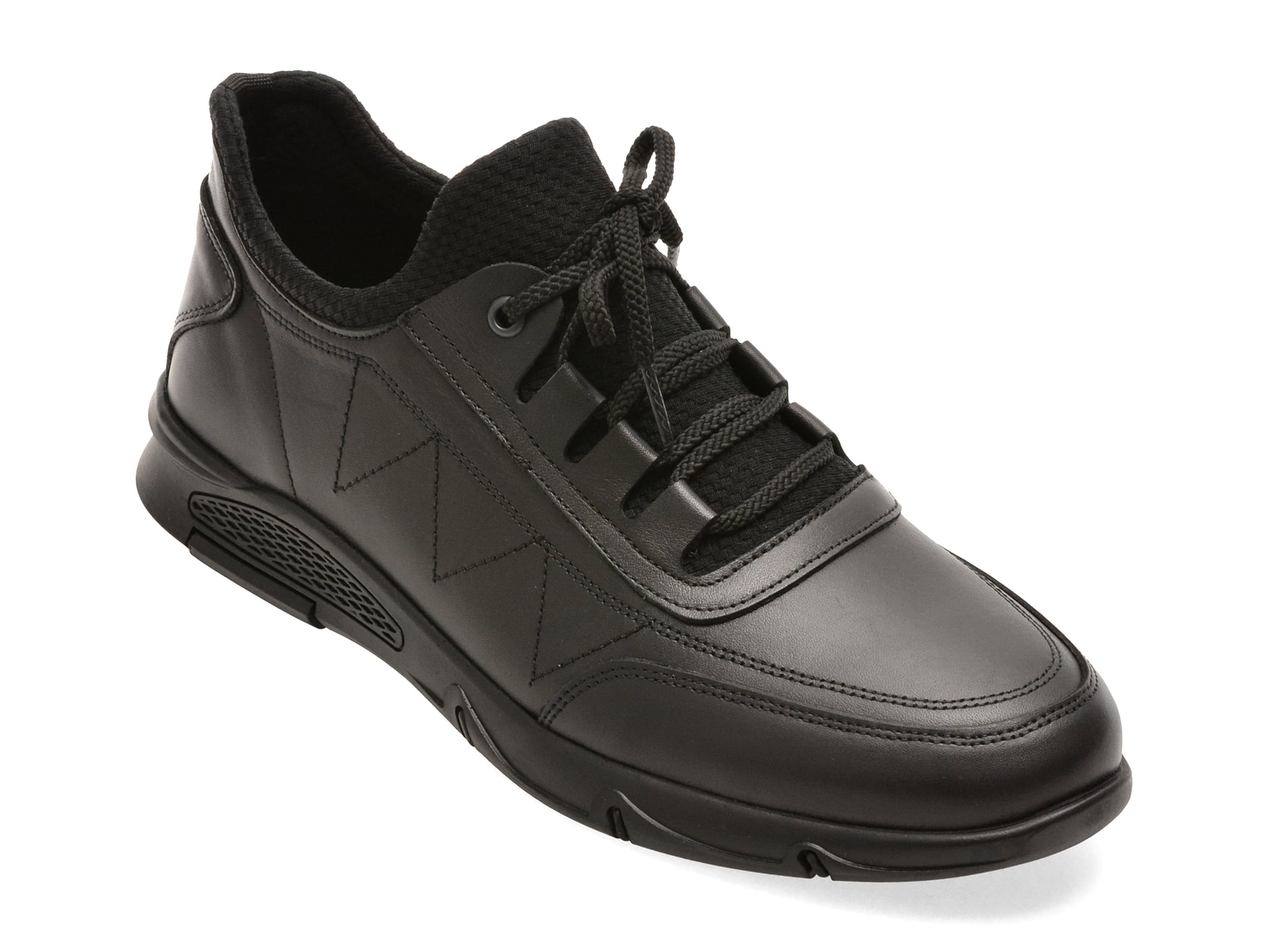 Pantofi sport BITE THE BULLET negri, RM114, din piele naturala