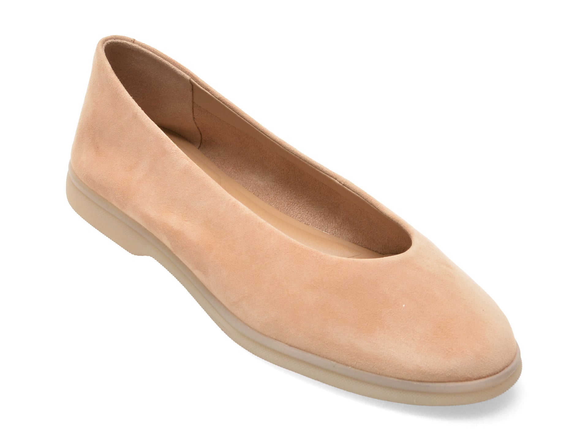 Balerini ALDO bej, PARIE-IN 271, din piele intoarsa