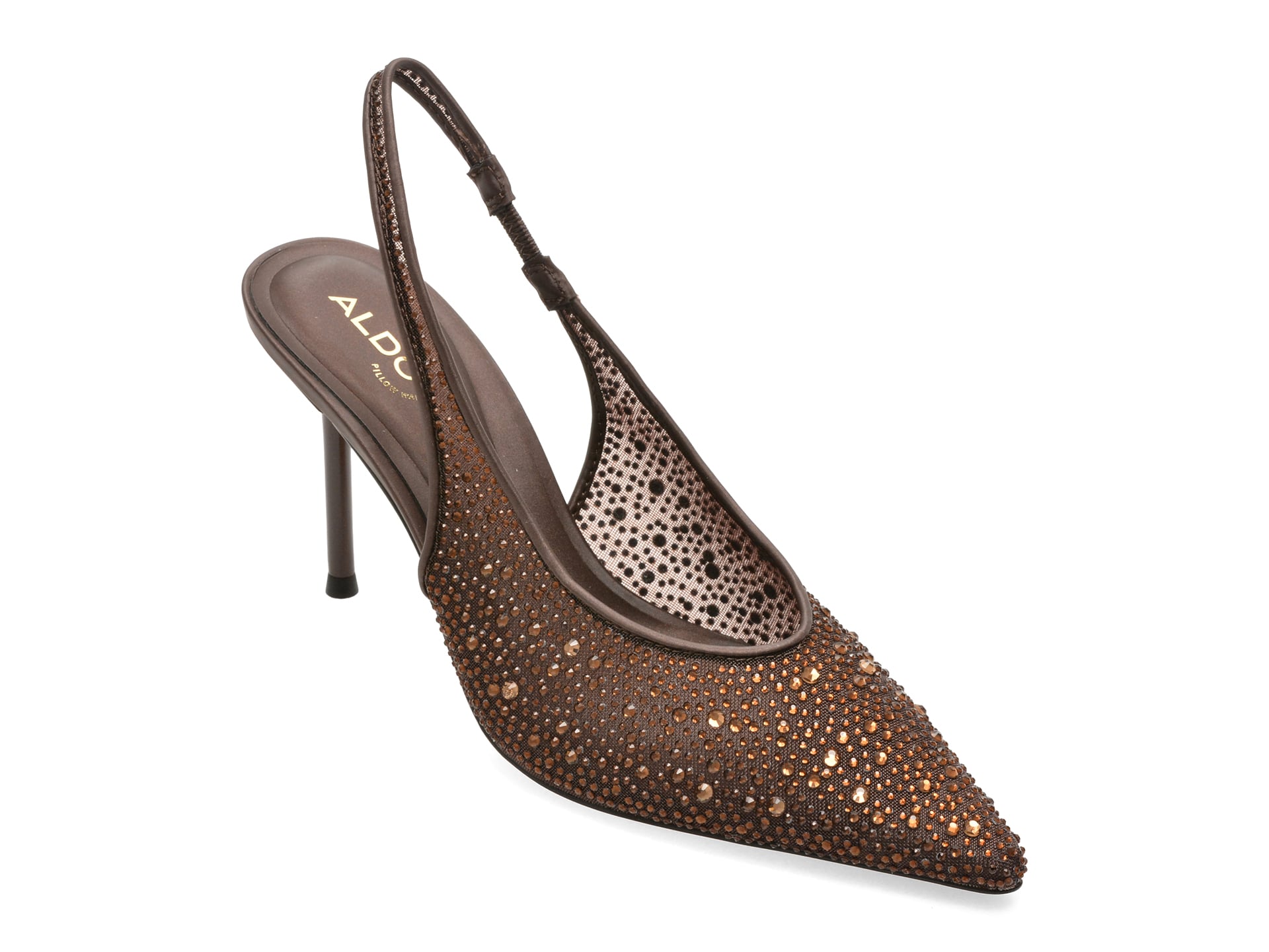 Pantofi eleganti ALDO maro, MERA 201, din material textil