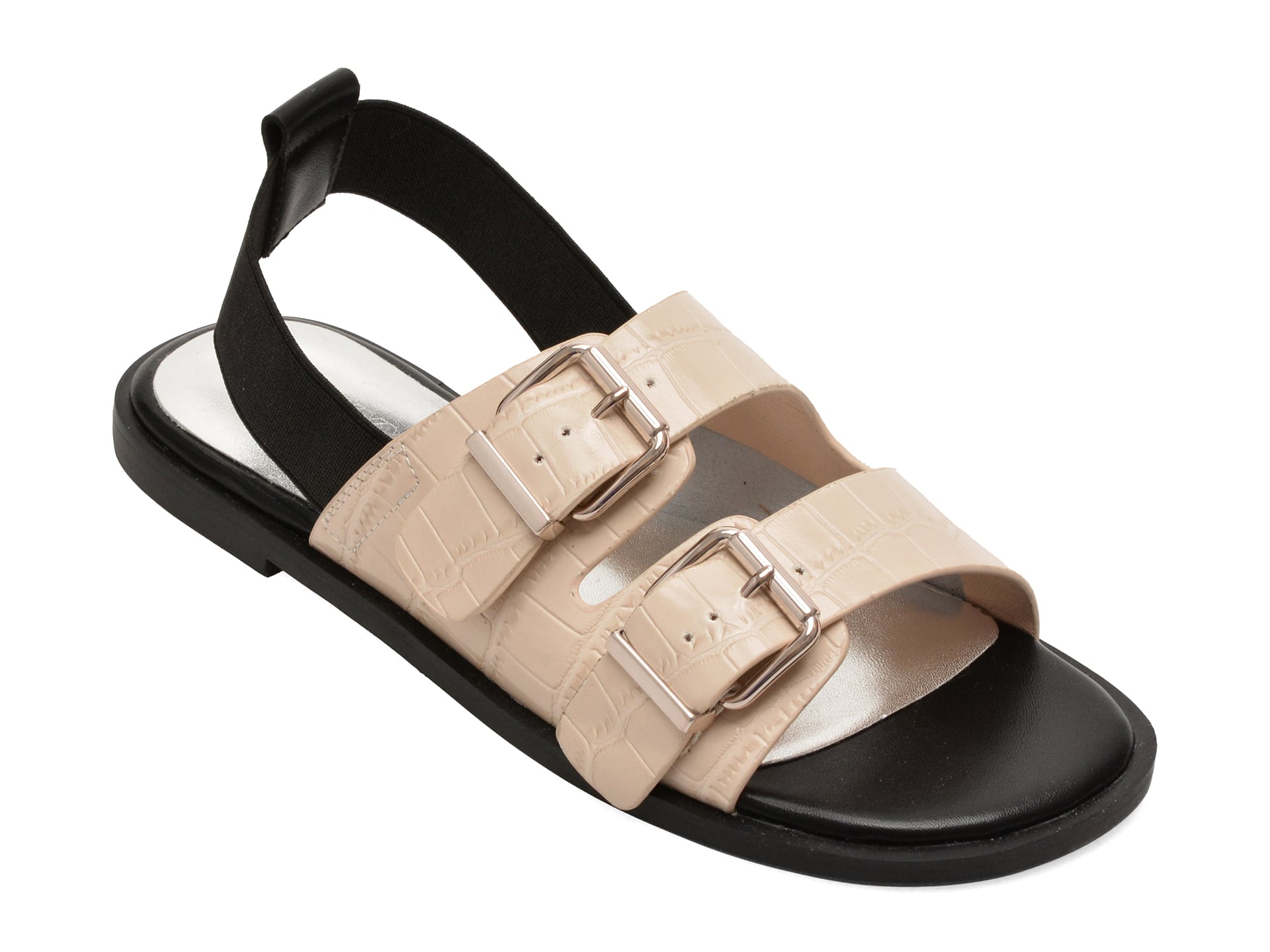 Sandale GRYXX bej, H5693, din piele naturala