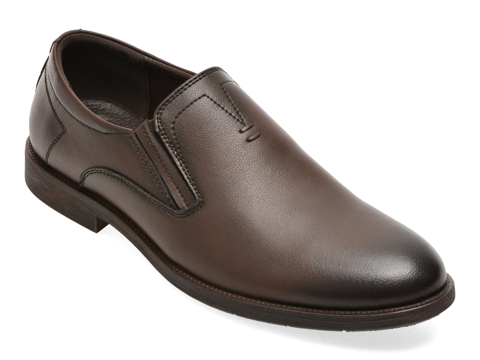 Pantofi eleganti BITE THE BULLET maro, Q432, din piele naturala
