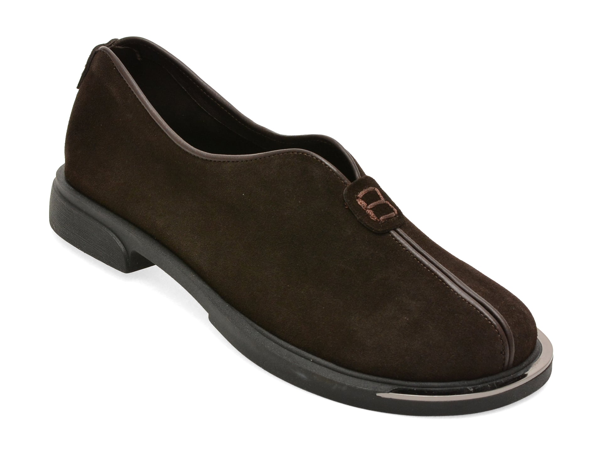 Pantofi IMAGE maro, 2155398, din piele intoarsa