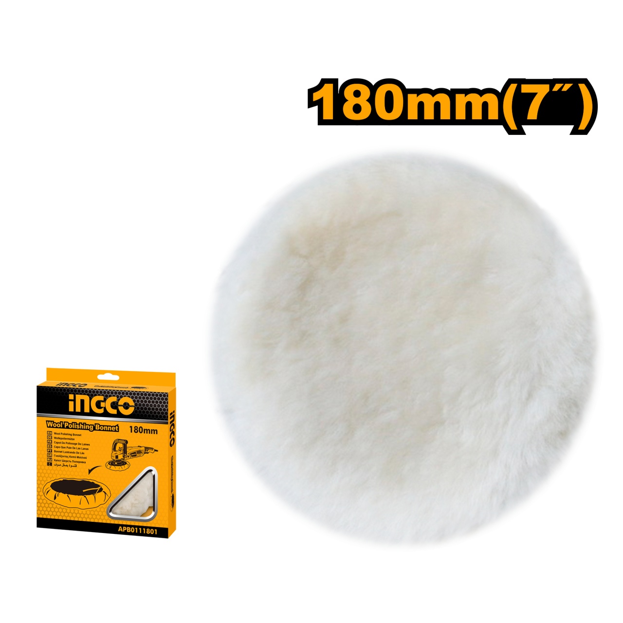 Disc Polish Textil 180mm INGCO APB0111801