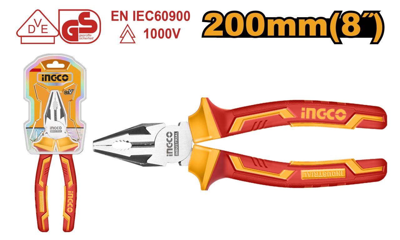 Patent Electricieni 6''/160mm 1000V INGCO HICP28168