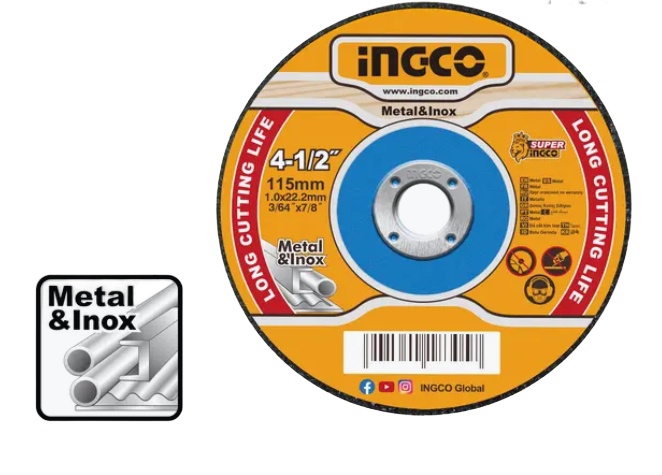 Disc Abraziv Ingco 125x1.0mm INGCO MCD101251